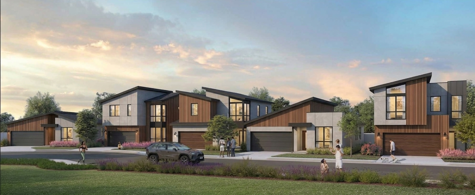 Single-family new neighborhood